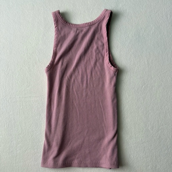 Faherty Tops - Faherty Sleeveless Ribbed Pink Tank XS